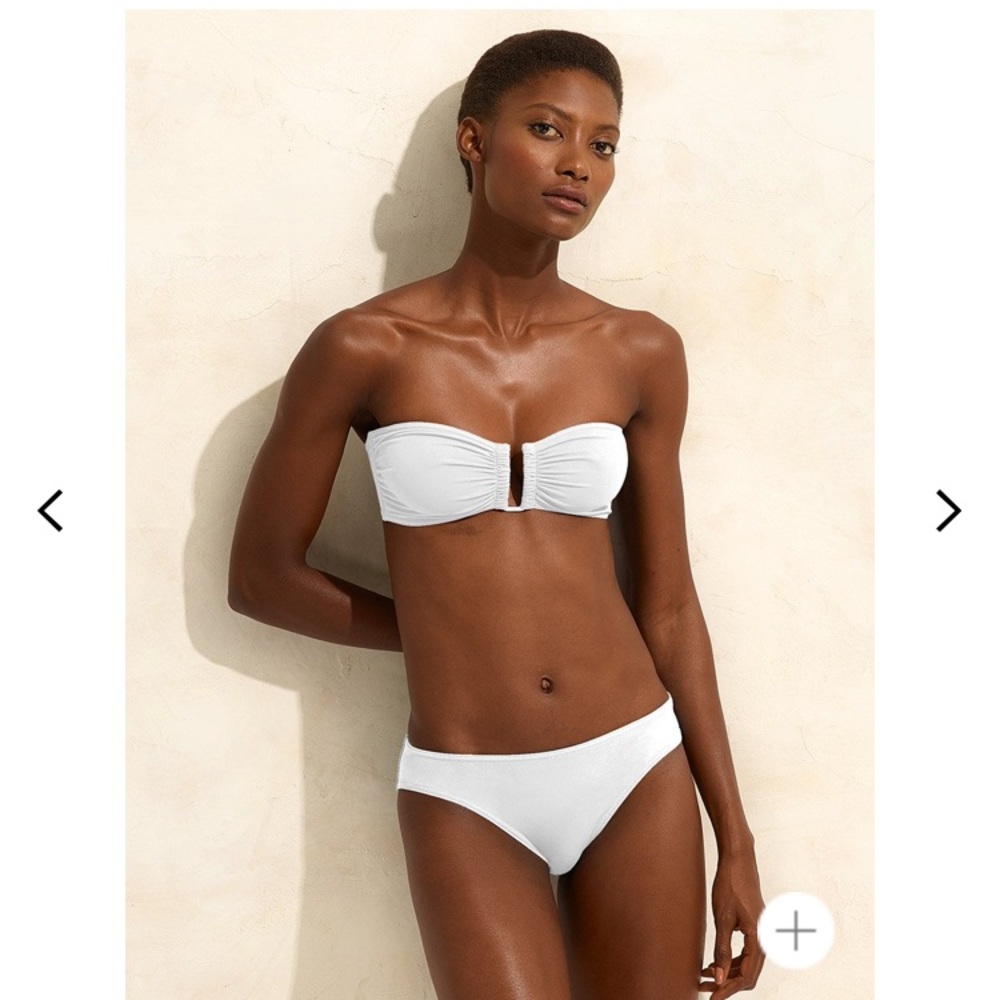Eres White Strapless Les Essentials Bikini Sz 8